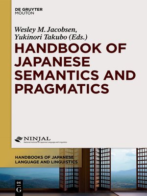 cover image of Handbook of Japanese Semantics and Pragmatics